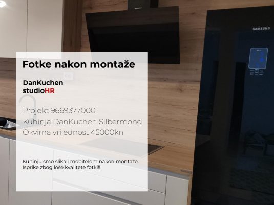 DanKuchen Silbermond Projekt 9669377000, Fotke nakon montaže