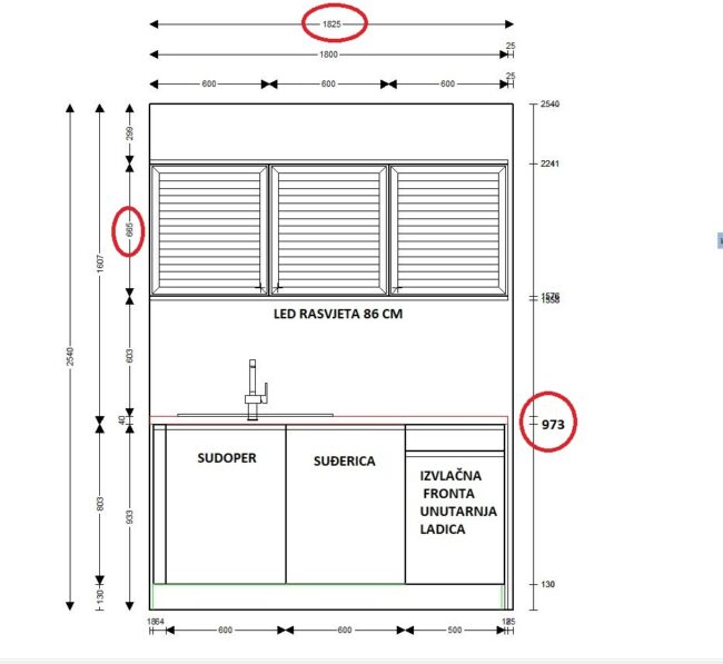 završeni projekt 9668774000, kuhinja Granada ZID02