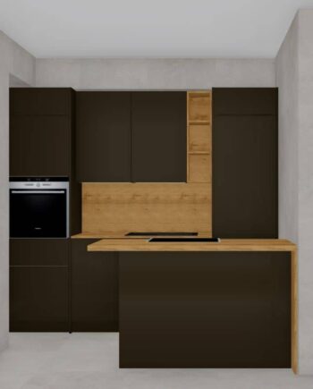 završeni projekt 9661752000, kuhinja po mjeri, model Toplux