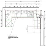 završeni projekt 9645434000, kuhinja po mjeri, model LaCorte TLOCRT