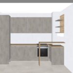 završeni projekt 9645434000, kuhinja po mjeri, model LaCorte