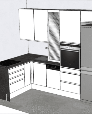 Kuhinja po mjeri Granada Seville projekt 9651085000