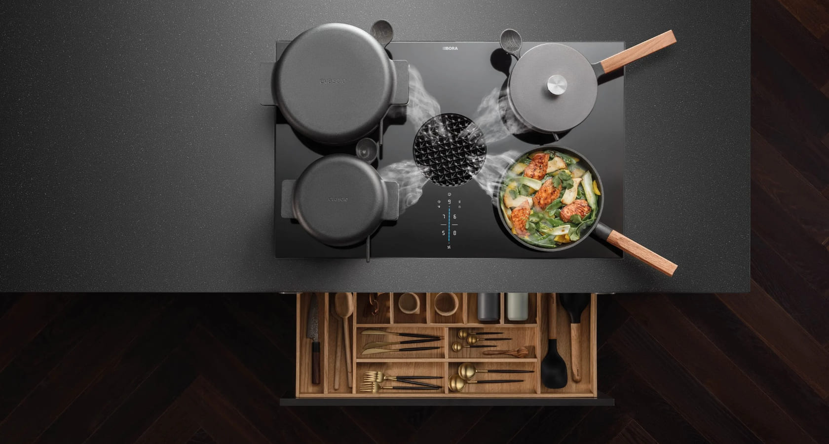 BORA ploče za kuhinaj sa ugrađenom napom